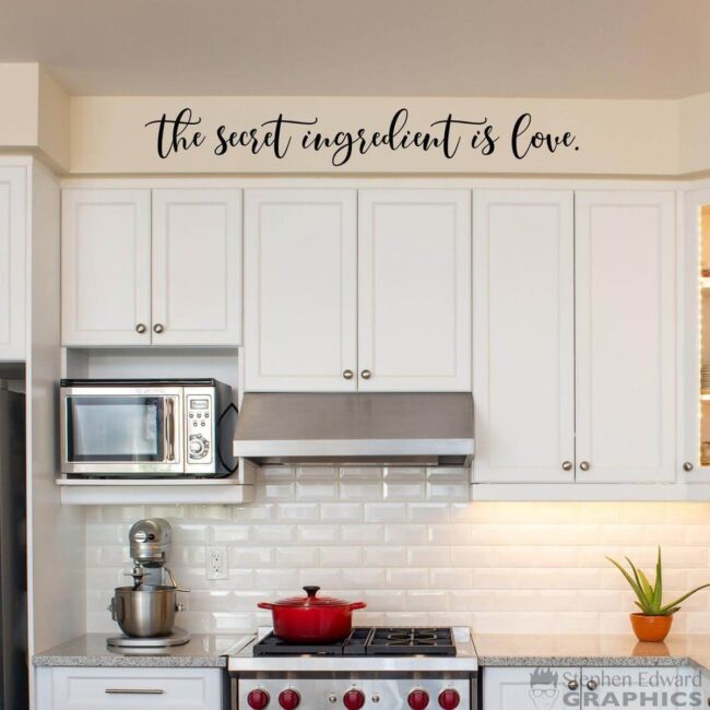 Heartfelt Kitchen Words Wall Art