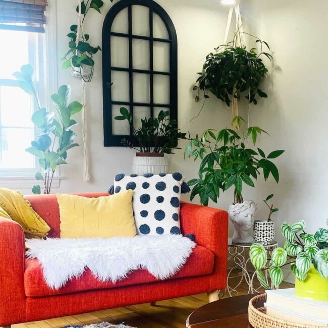 Verdant Orange Sanctuary with Hanging Gardens
