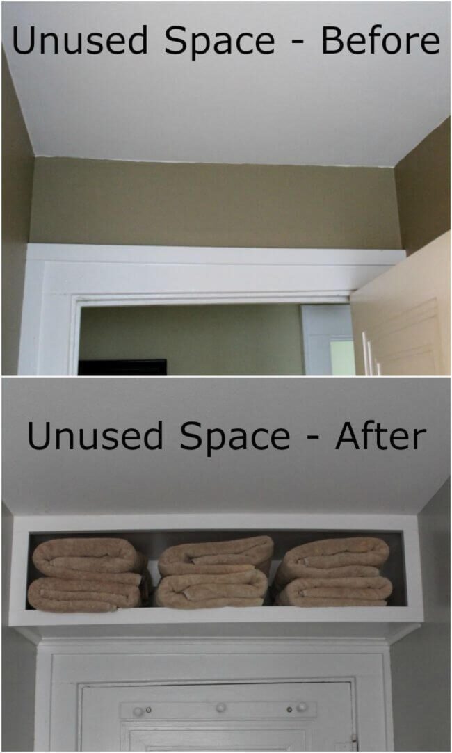 Vertical Towel Haven: Door Storage