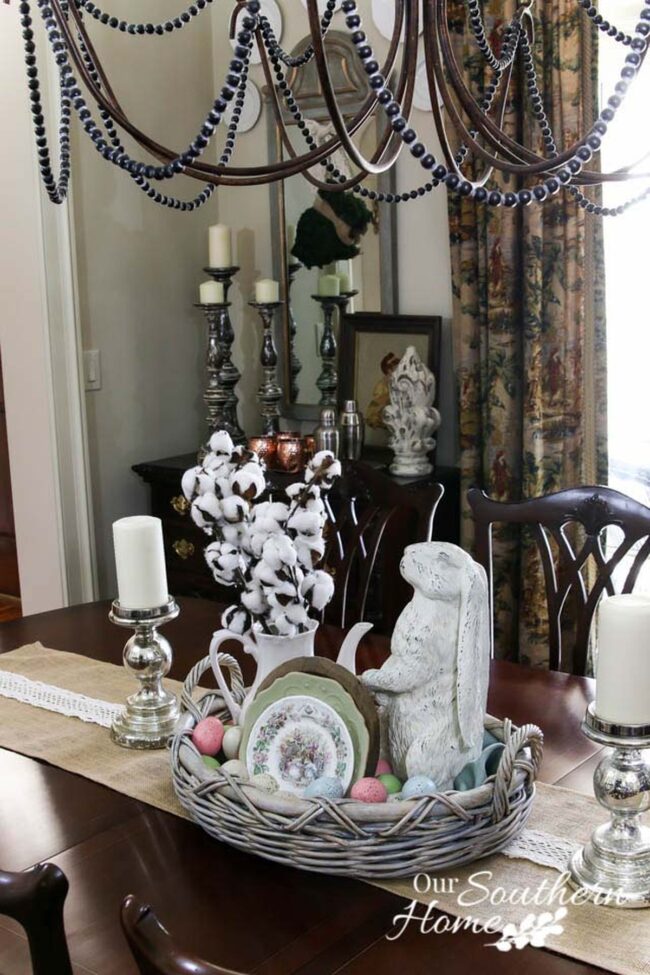 Stone Bunny Pastel Easter Celebration