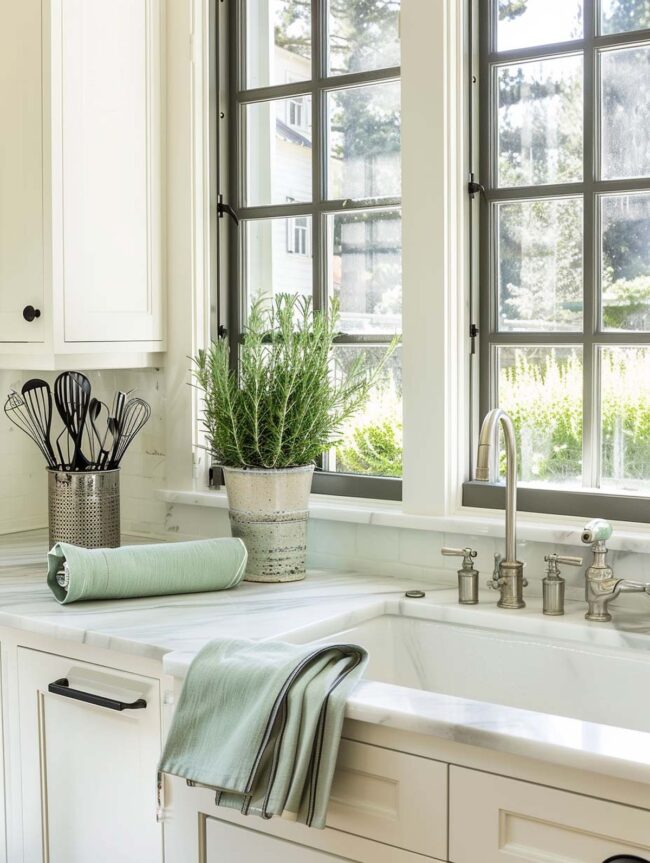 Sage Green Kitchen Sanctuary Whispers