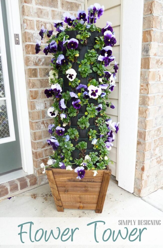 Cascading Floral Tower of Color