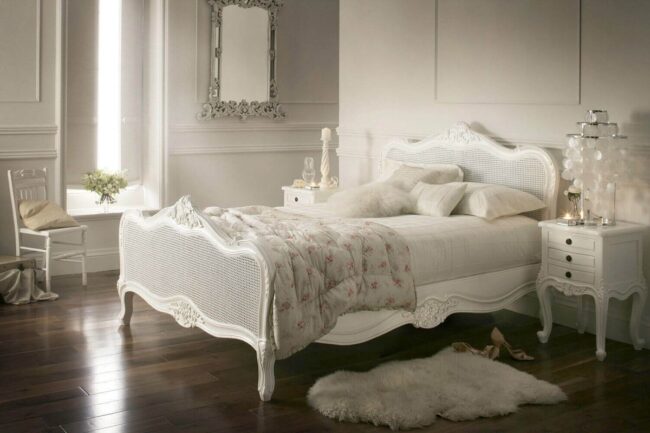 Soft Curves Vintage Bedroom Sanctuary