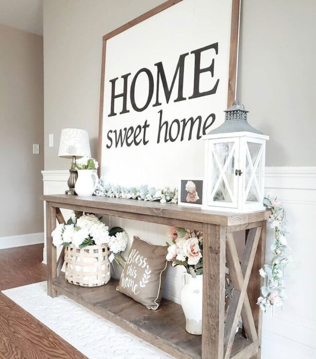 Nostalgic Welcome: Pastel Floral Entrance