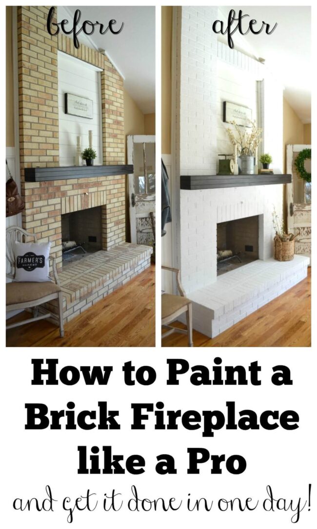 Rustic Brick Fireplace Revival