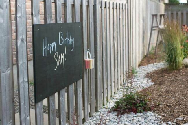 Backyard Chalk Communication Canvas