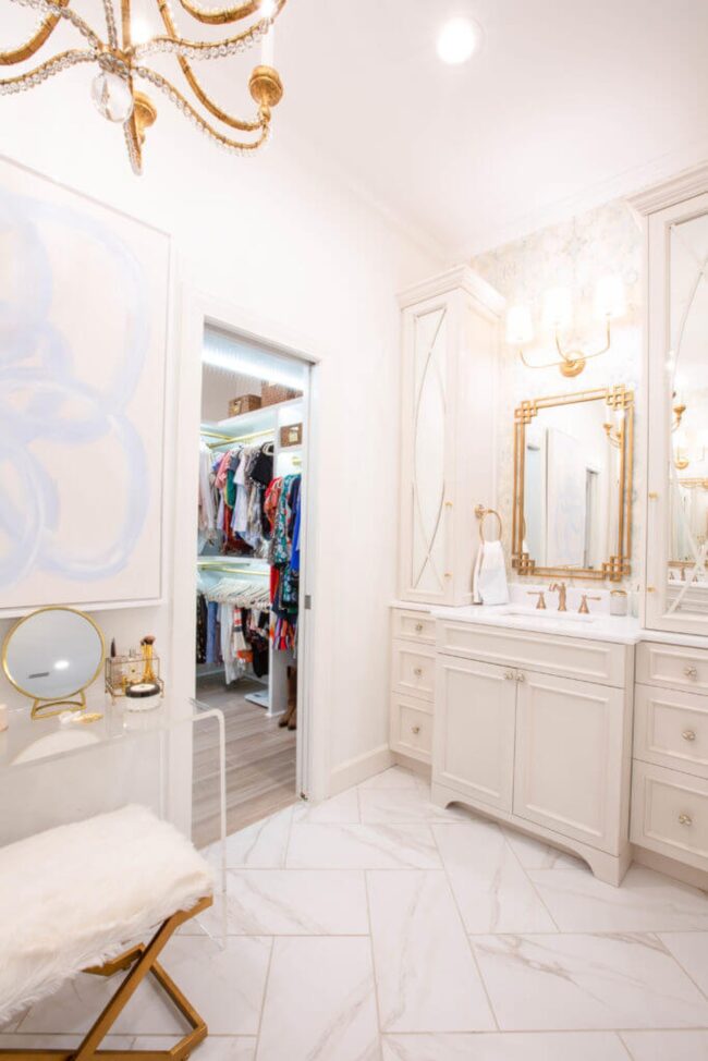 Enduring White Marble Floors