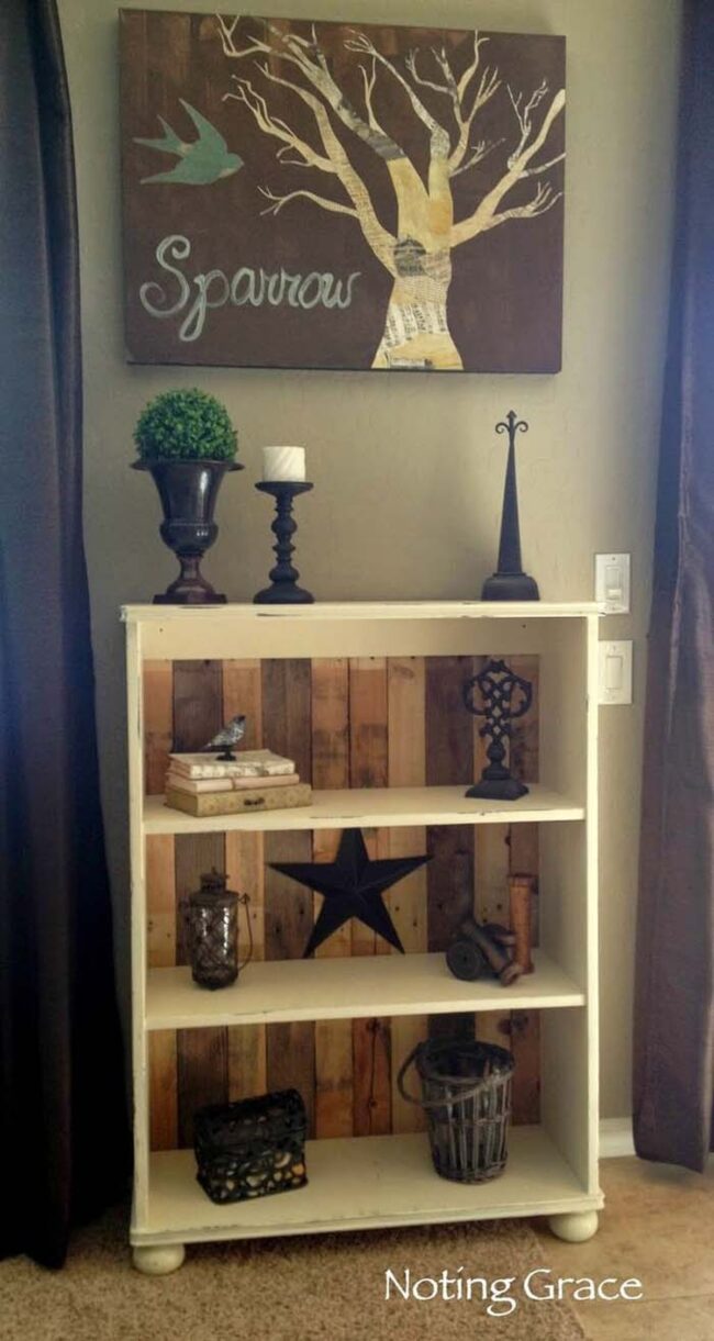 Weathered Wood Shelves Farmhouse Revival