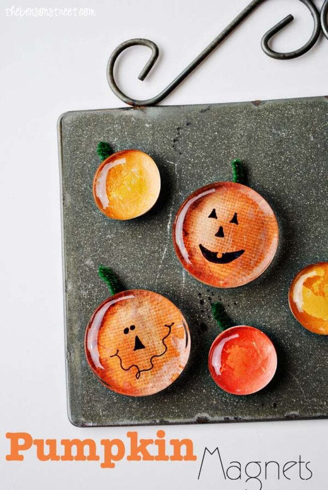 Halloween Pumpkin Magnets Sparkle Kitchen