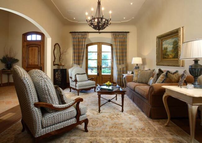Golden Accents Meet Timeless French Curves