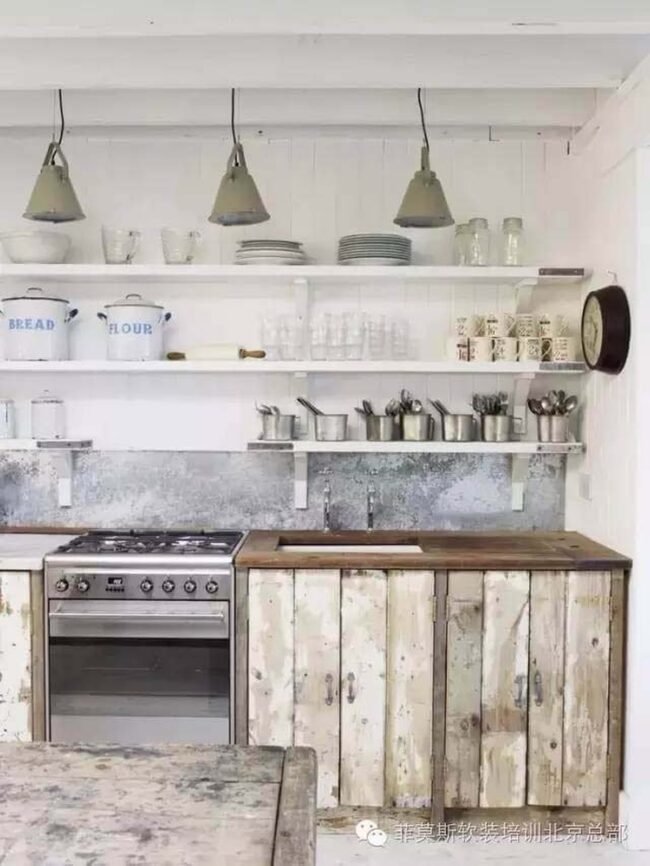 Weathered Wood Meets Metal Kitchen Sanctuary