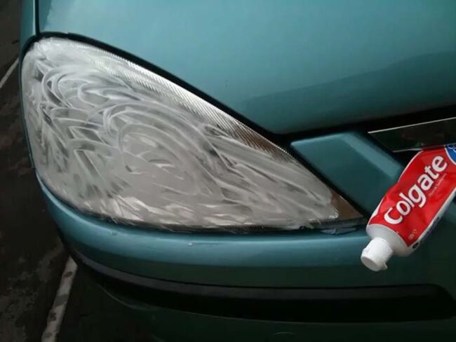 Toothpaste Magic: Crystal Clear Headlights