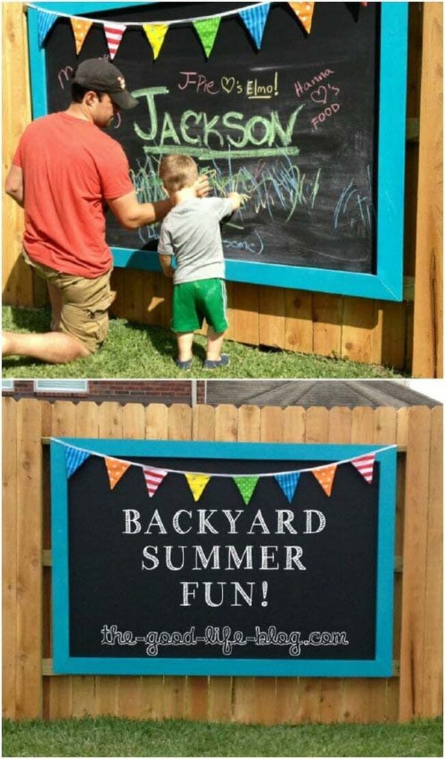 Chalk Canvas: Backyard Interactive Boundary