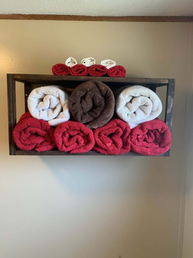Metal Towel Box Wall Storage