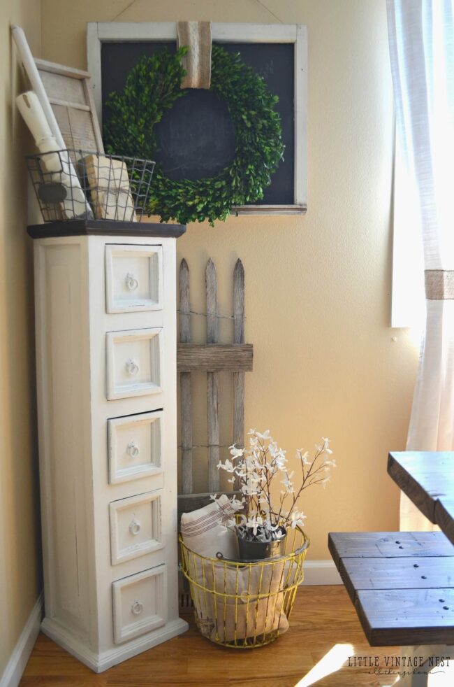 Vintage Cabinet Corner Storage Magic