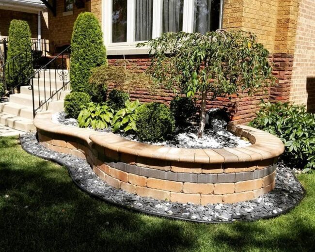 Fluid Curves Embrace Green Sanctuary