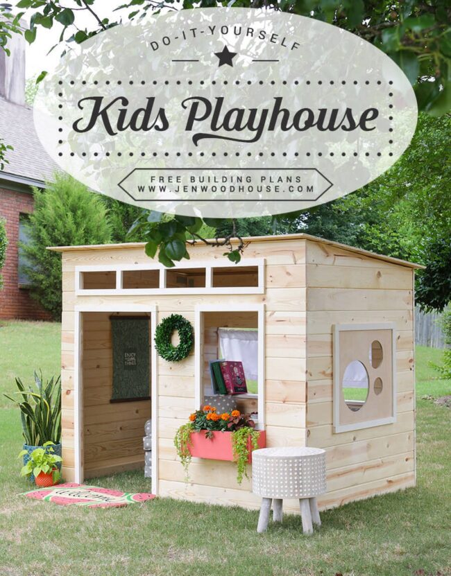 Whimsical Wooden Kids' Hideaway