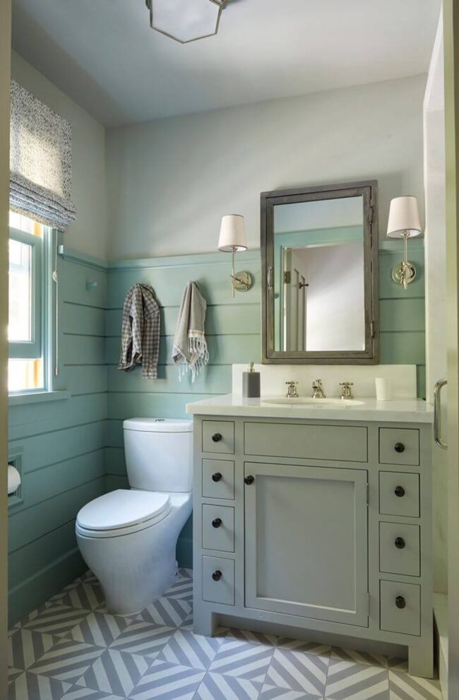 Sea Blue Sanctuary Bathroom Retreat