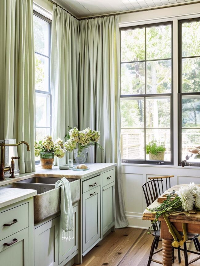 Verdant Whispers: Sage Kitchen Sanctuary