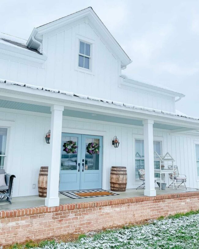 Sky Blue Shiplap Sanctuary Retreat