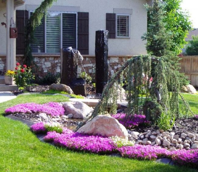 Flowing Stones Melody Landscape Accent