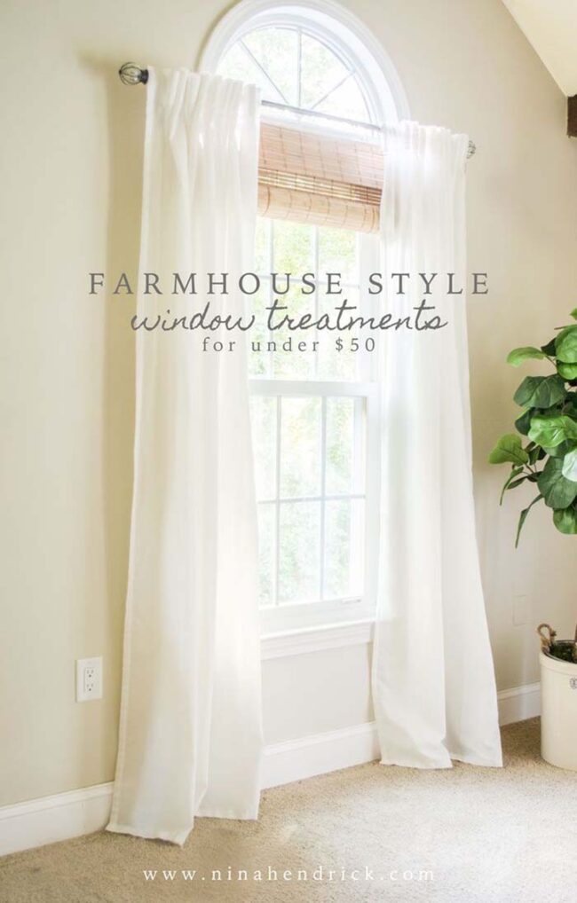Luminous White Sheer Window Veils