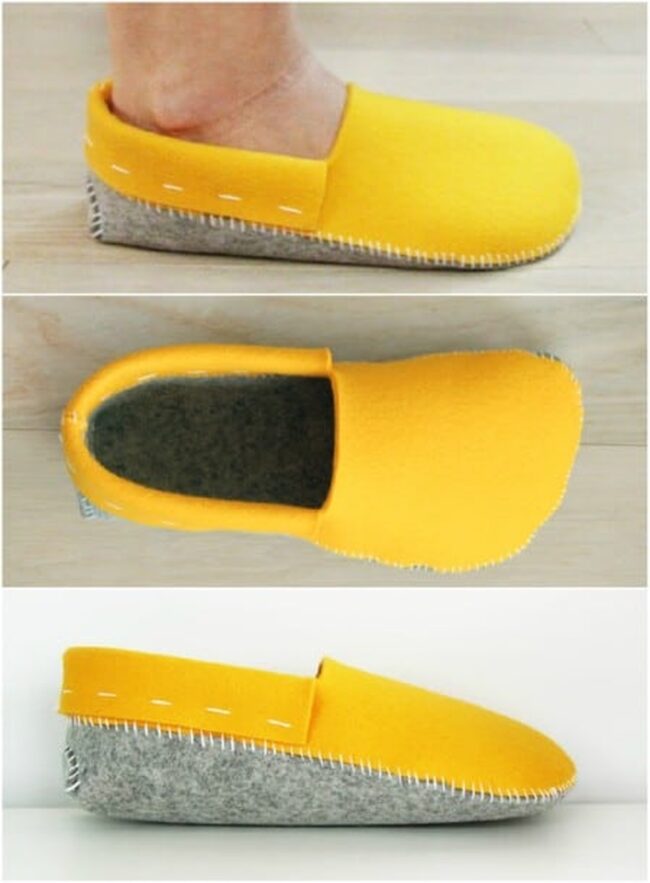 Soft Alpine Green Wool Slipper Silhouettes