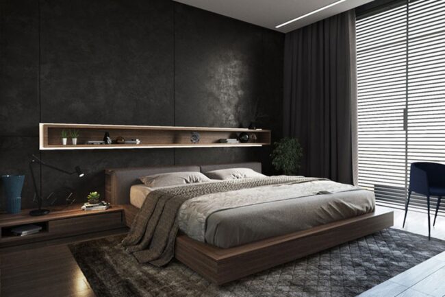 Chocolate Brown Sanctuary Bedroom Design