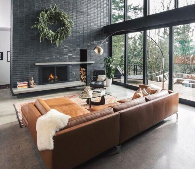 Marble Meets Leather Textural Symphony