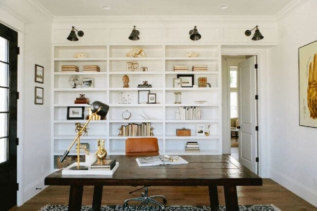 Vintage Books Spark Colorful Office Magic