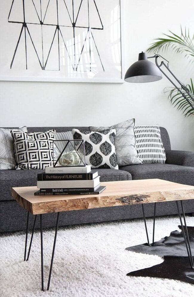 Sharp Monochrome Geometric Living