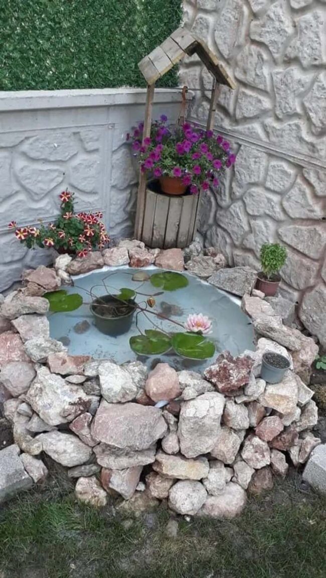 Luminous Water Flow Ceramic Garden