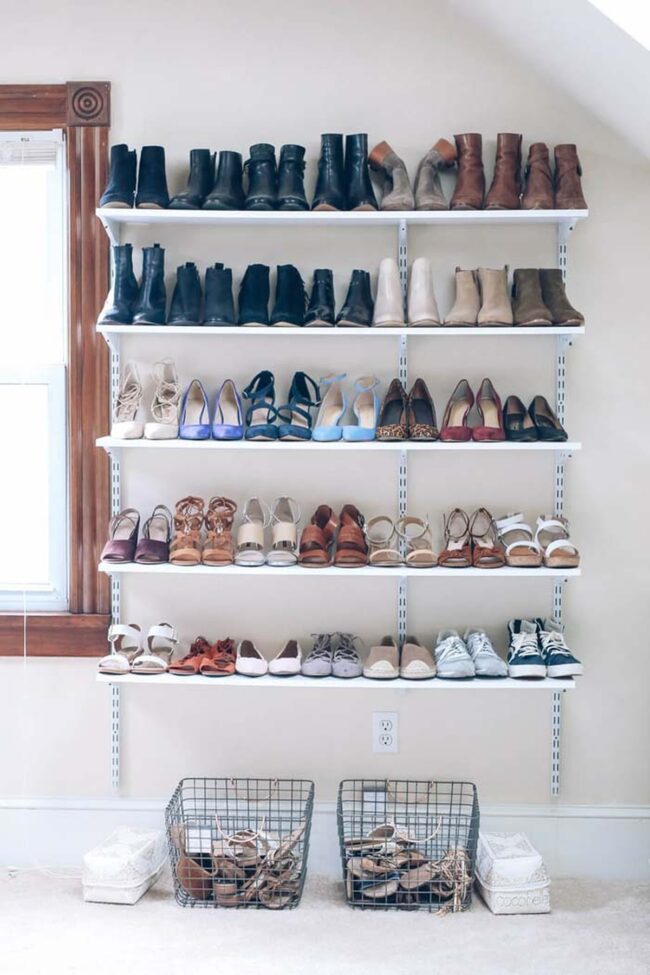 Compact Shoe Haven Vertical Storage