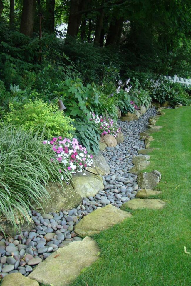 Rocky Rainwater River Path