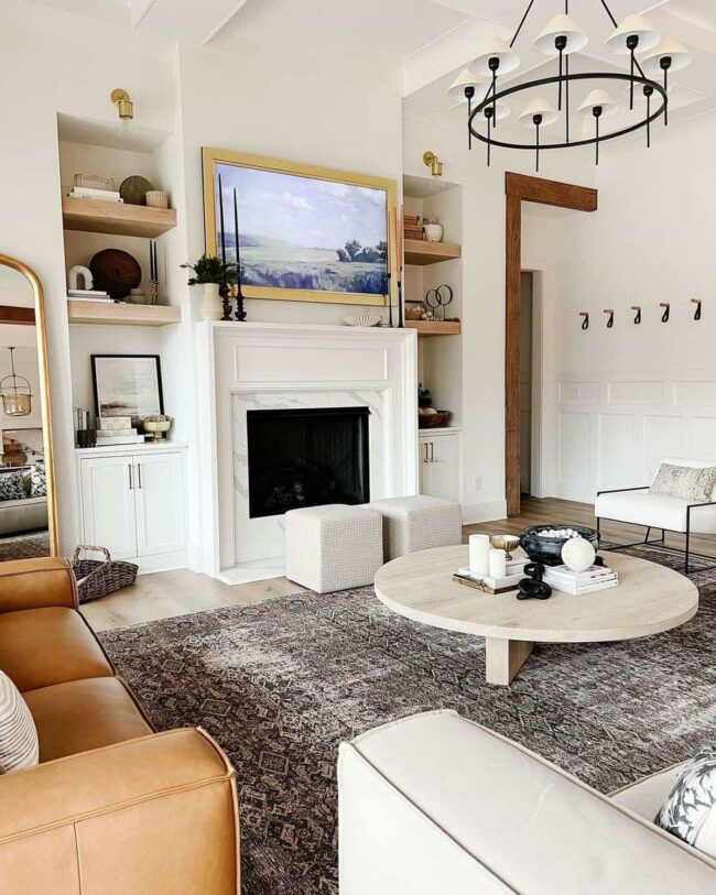 Midnight Chandelier Illuminates Chic Space