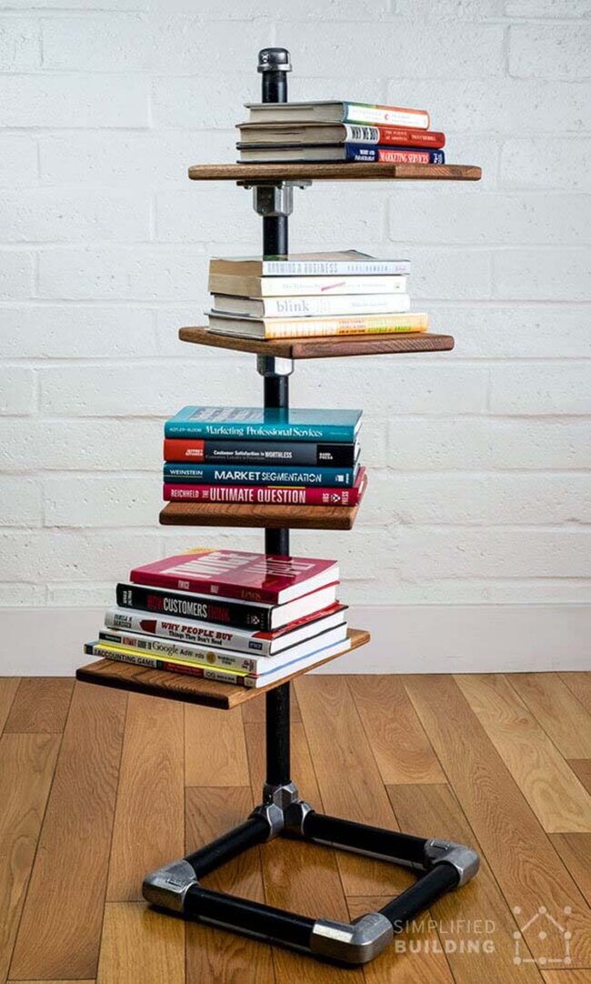 Gator Tubes Reimagine Industrial Bookshelf Design