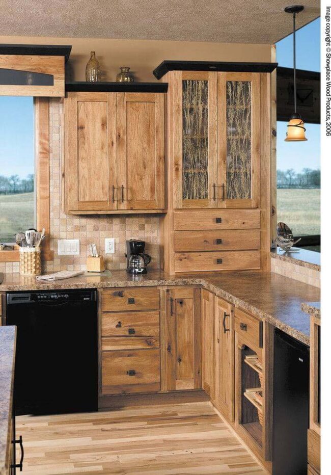 Prairie Wood Cabin Kitchen Flow