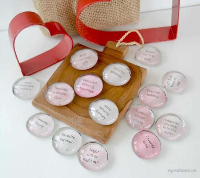 Transparent Hearts Crystal Gift Magic
