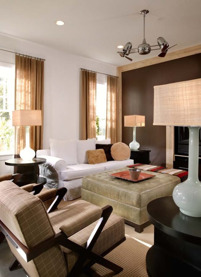 Rich Brown Textural Living Sanctuary