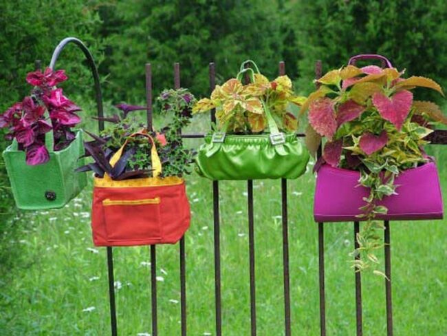 Green Bags Blooming Fence Delight