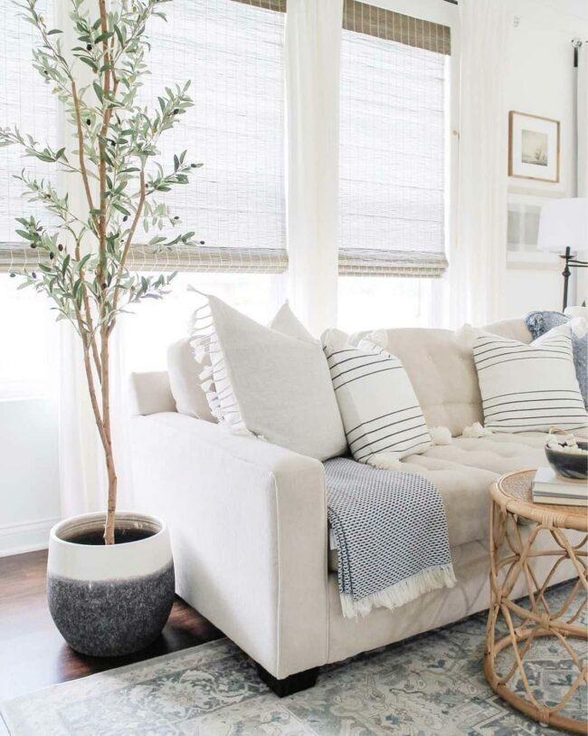 Woven Wicker Olive Sanctuary Retreat