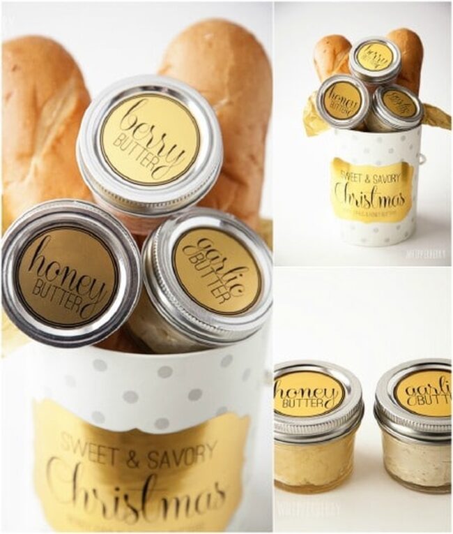 Golden Herb Butter Festive Gifts