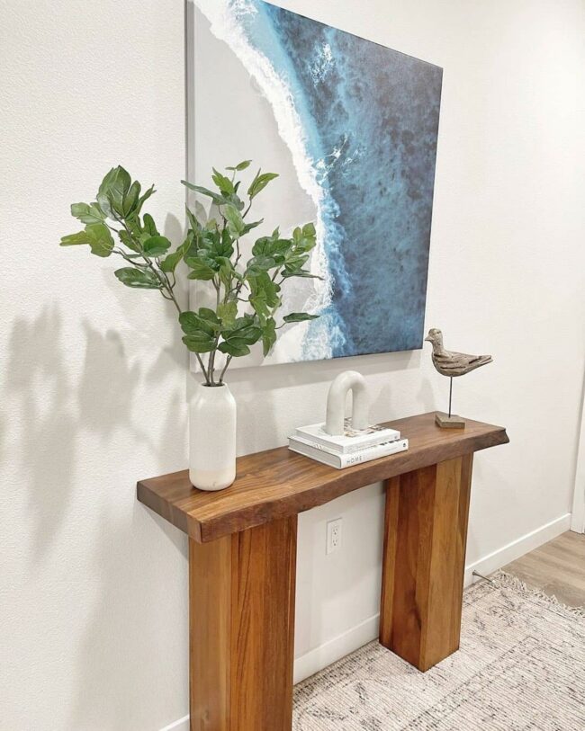 Coastal Blue Waves Console Entrance