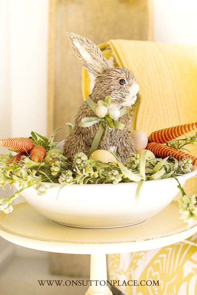 Pastel Bunny Blooms Easter Centerpiece