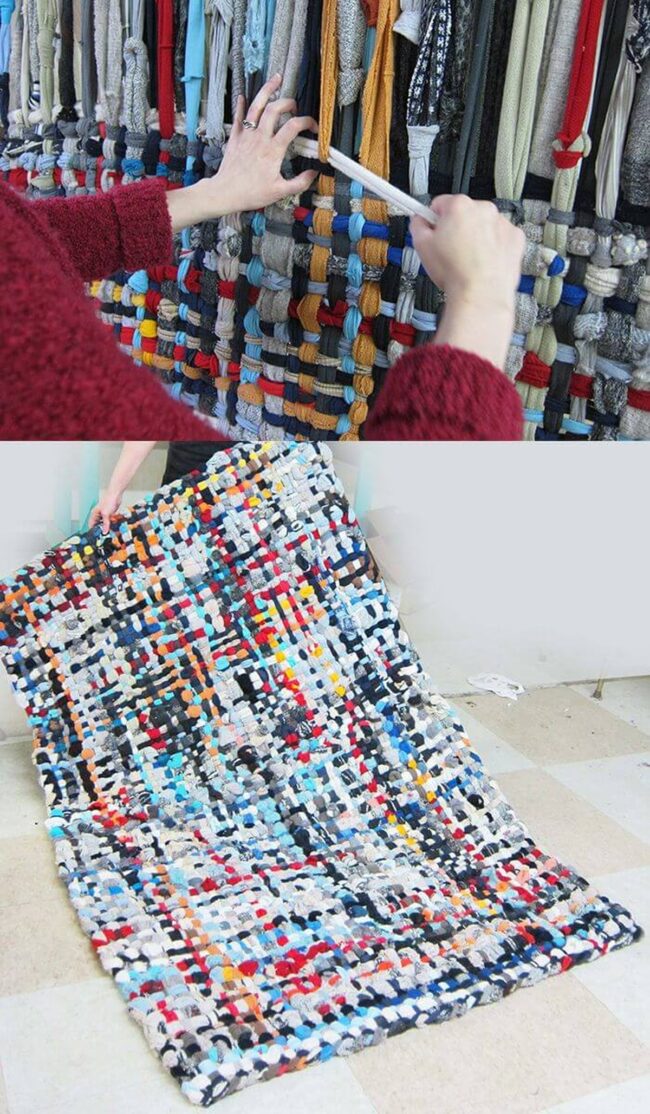 Rainbow Weave: Scrap Fabric Magic