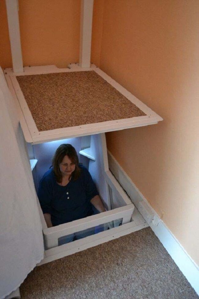 Hidden Floor Storage Magic