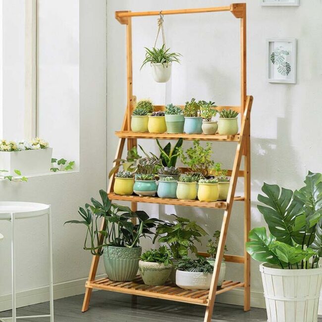 Green Vertical Sanctuary Shelves