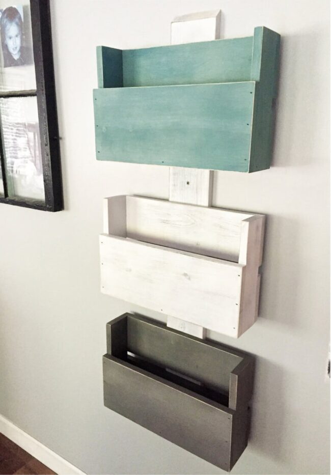 Rustic Teal Farmhouse Mail Haven