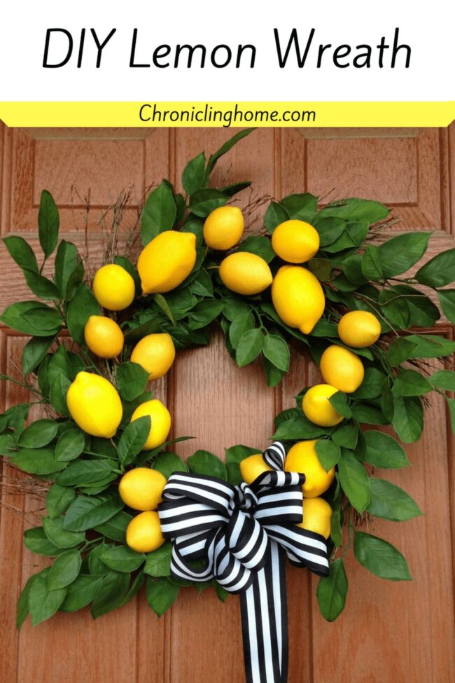 Zesty Lemon Summer Wreath Delight