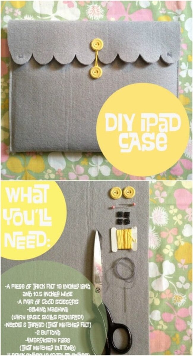 Quirky Felt Tablet Shield Kids Love